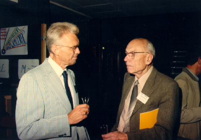 Professor G.C. McVittie with Donald Clayton